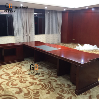 廈門大班桌現(xiàn)代板式老板桌時(shí)尚中班桌辦公家具